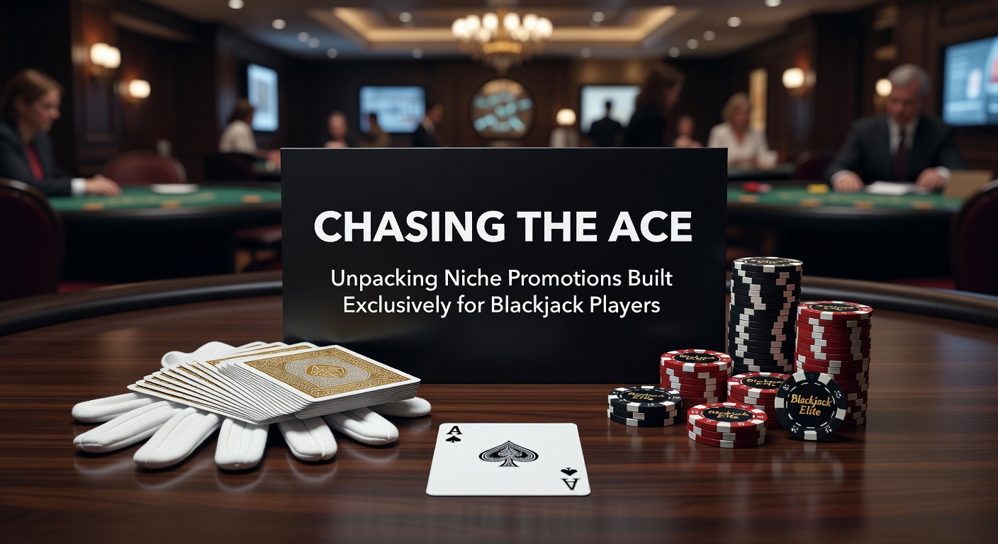 A dynamic illustration of a glowing ace of spades emerging from a blackjack table, symbolizing exclusive promotions for dedicated players