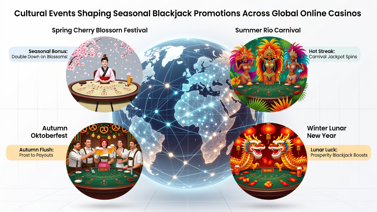 Global cultural festivals influencing blackjack promotions in online casinos