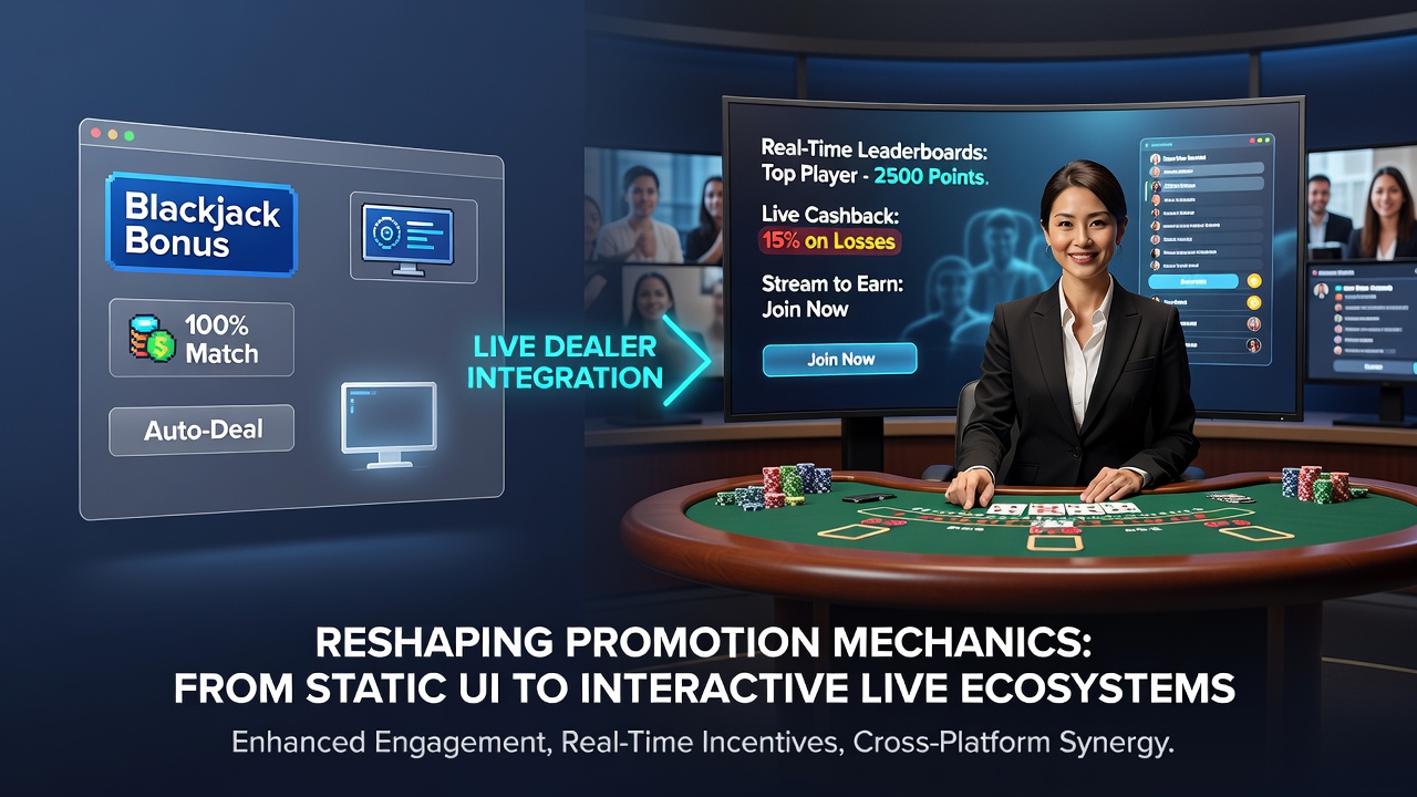 Mobile device displaying live blackjack stream alongside bonus notification overlay
