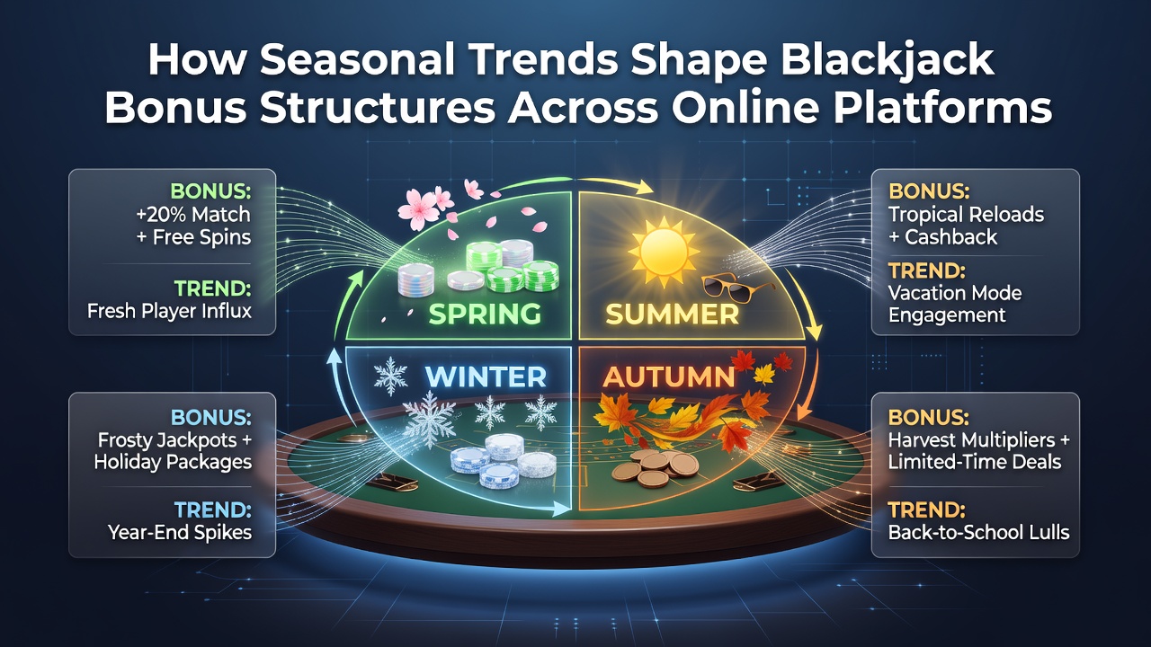 Seasonal trends affecting blackjack bonuses on online casino platforms