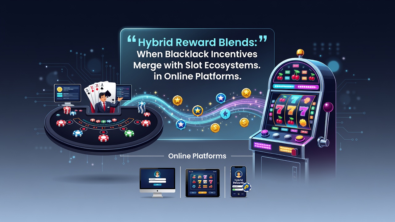 Data visualization showing cross-game reward progression between blackjack and slots